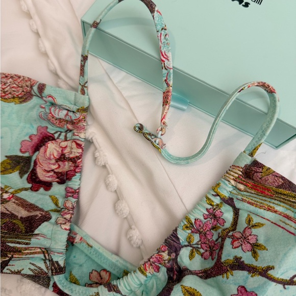 Roberto Cavalli X SKIMS Fagianella Halter Bikini Top Medium - Picture 5 of 8